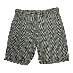 Vintage Penn Prest Shorts Mens 36 Plaid High‎ Waist 70s Academia Grunge Dad 90s